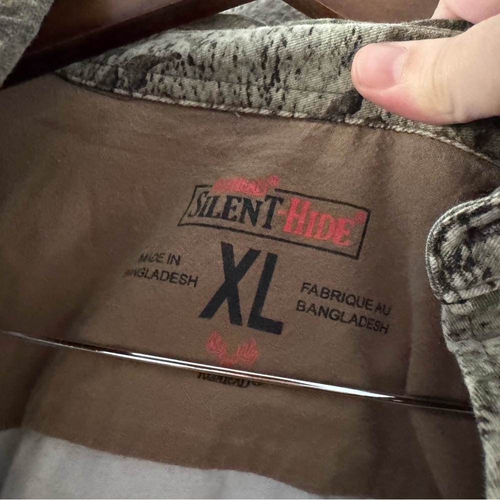 REDHEAD Silent-Hide Camo Button-Down Shirt XL True Timber Strata Outdoor Utility - Picture 6 of 16